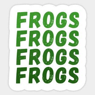 Frogs Sticker